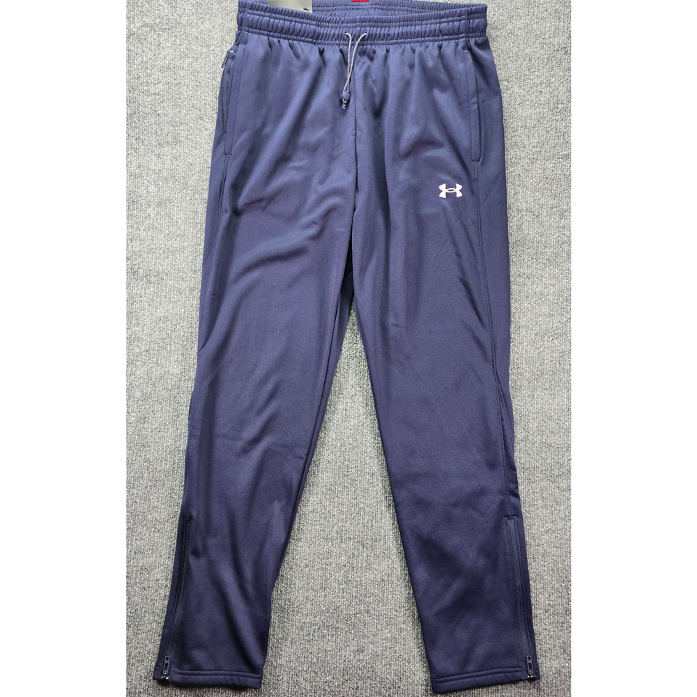 Under Armour Storm Fleece Sweatpants Mens Large Navy Blue Loose Tapered Joggers